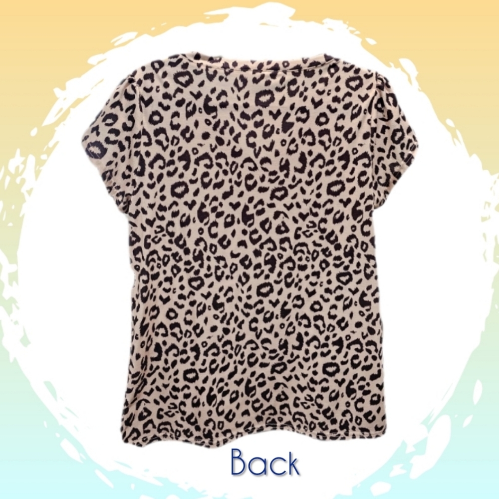 Leopard Print Blouse - Picture 2 of 7